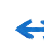 blue two way arrow meaning transition