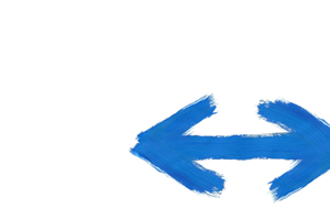 blue two way arrow meaning transition