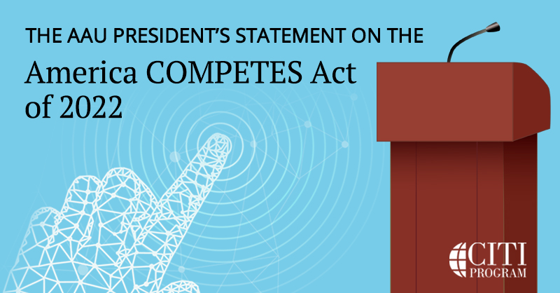 AAU Intro of America COMPETES Act of 2022
