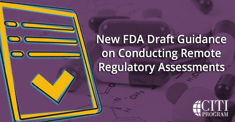 FDA Guidance - Conducting Remote Regulatory Assessments