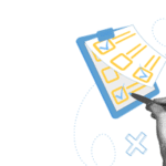 hand over clipboard with checkboxes selected