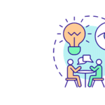 icon of people exchanging ideas