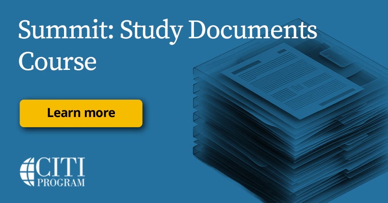 Summit: Study Documents | CITI Program