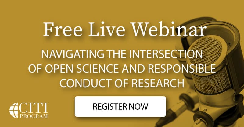 Science Webiner Free Live Webinar on Open Science and RCR