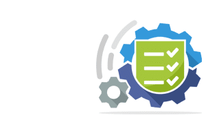 2d image of gears going around a digital doc