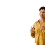 Strong woman in leadership role