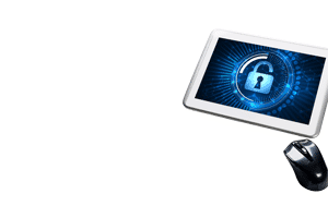 mouse and tablet with digital lock