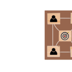 wooden blocks connecting to mid point