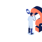 doctor at question mark art