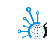 globe icon with communication branches
