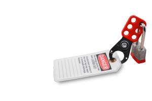 lockout tagout lock and card